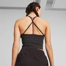 PUMA STUDIO ULTRABARE CROP TOP BLACK - Image 3