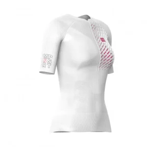 COMPRESSPORT TRAIL RUNNING POSTURAL SS TOP WHITE