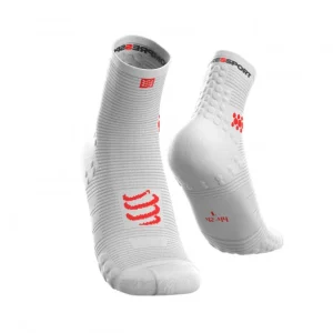 COMPRESSPORT RACING SOCKS V3.0 RUN HI WHITE
