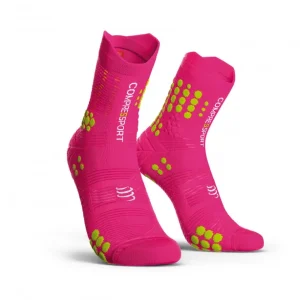 COMPRESSPORT RACING SOCKS V3.0 TRAIL PINK