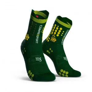 COMPRESSPORT RACING SOCKS V3.0 TRAIL GREEN